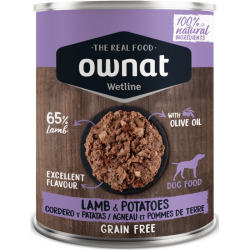 OWNAT CANE WETLINE AGNELLO E PATATE 400 GR