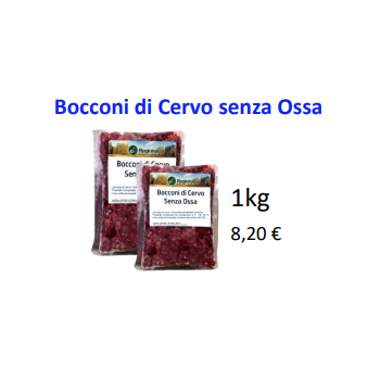 BARF MACINATO DI CERVO SENZA OSSO 800gr