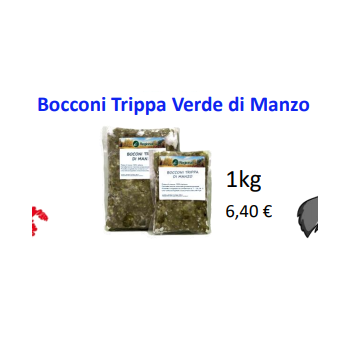 BARF BOCCONI TRIPPA VERDE DI MANZO 800 gr