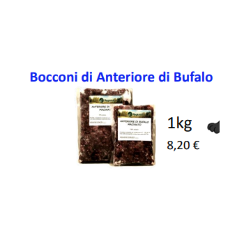 BARF BOCCONI ANTERIORE DI BUFALO 800 gr