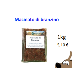 BARF MACINATO DI BRANZINO 1 KG