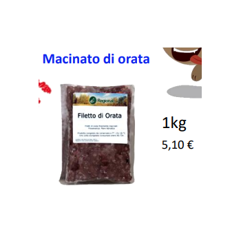 BARF MACINATO DI ORATA 1 KG