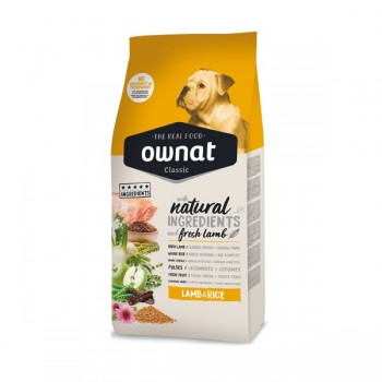 OWNAT CANE CLASSIC AGNELLO E RISO 12 KG