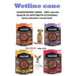 PROMO OWNAT WETLINE CANE 400 GR 12 PEZZI