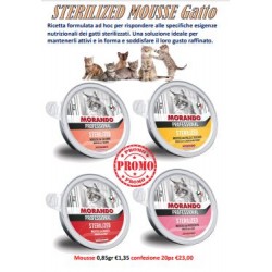 PROMO: Morando sterilized mousse gatto lattina...