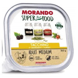 MORANDO SUPERFOOD PATè CANE  300 GR TACCHINO