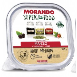 MORANDO SUPERFOOD PATè CANE  300 GR MANZO