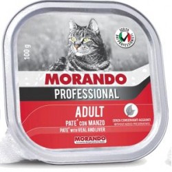 MORANDO PROFESSIONAL PATè GATTO 100GR  MANZO