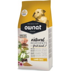 OWNAT CANE CLASSIC AGNELLO E RISO 20 KG