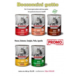 PROMO: Morando bocconcini 405gr GATTO 24 pezzi