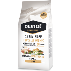 OWNAT CANE HYPO-ALLERG. GRAIN FREE AGNELLO 3 KG