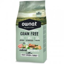 OWNAT CANE PRIME GRAIN FREE POLLO 3 KG