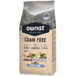 OWNAT CANE JUST GRAIN FREE AGNELLO  14 KG